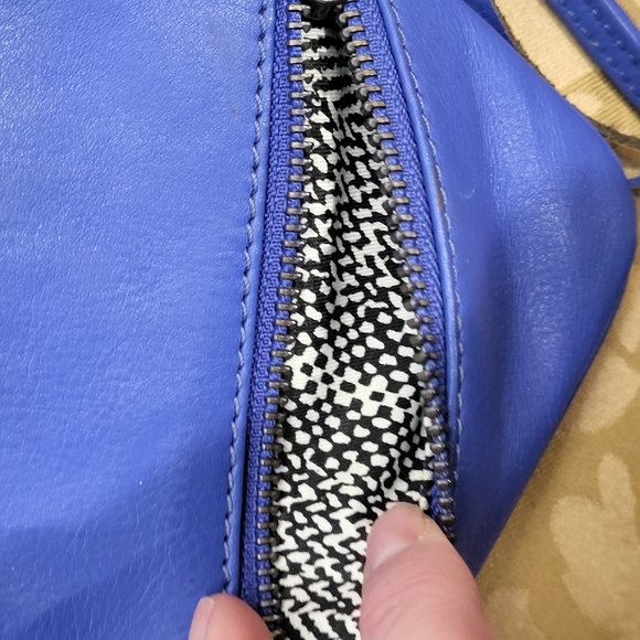 Rebecca Minkoff Cobalt Blue Moto Crossbody Bag - Picture 9 of 15